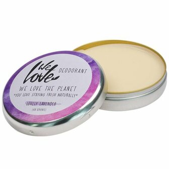 We Love The Planet Natuurlijke Deodorant in blikje Lovely Lavender